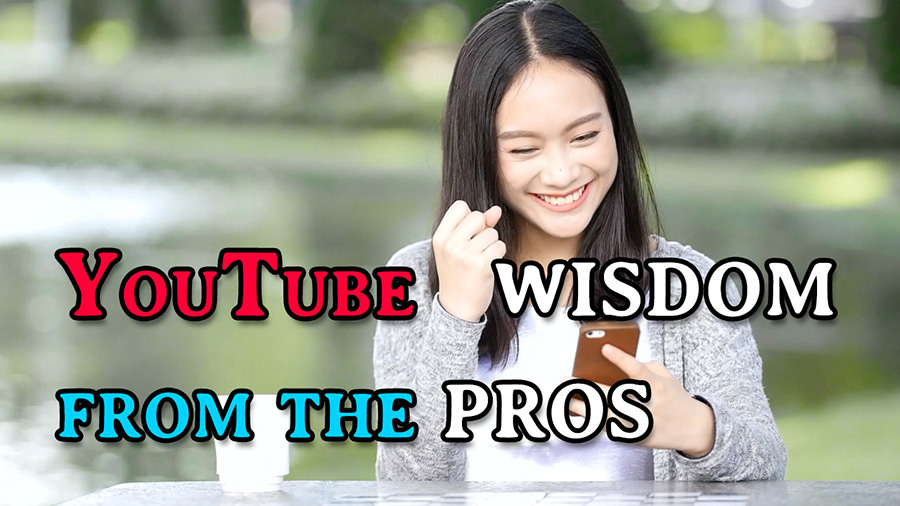 youtube tips from the pros